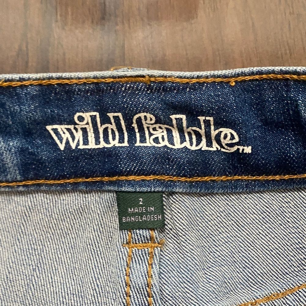 Wild Fable High Rise Mom Distressed Denim Jeans - Picture 2 of 11